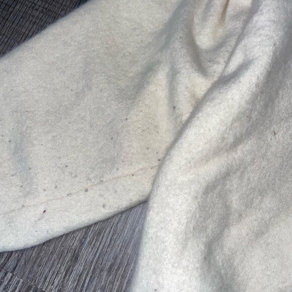 Italian Merino Wool Sweater Women’s Small Karaka Ivory Butter Soft - Picture 6 of 11
